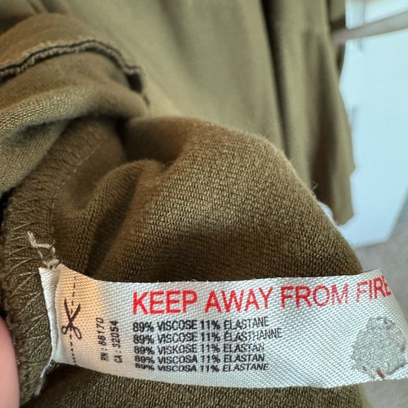 Anthropologie Daily Practice Olive Dress - Picture 6 of 6